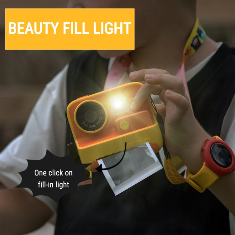 Children Instant Print Camera 4800W Pixel 2-Inch Screen Dual Lens Photography Camera, K27 Pink, K27 Yellow Children Instant Print Camera 4800W Pixel 2-Inch Screen Dual Lens Photography Camera, K27 Pink, K27 Yellow